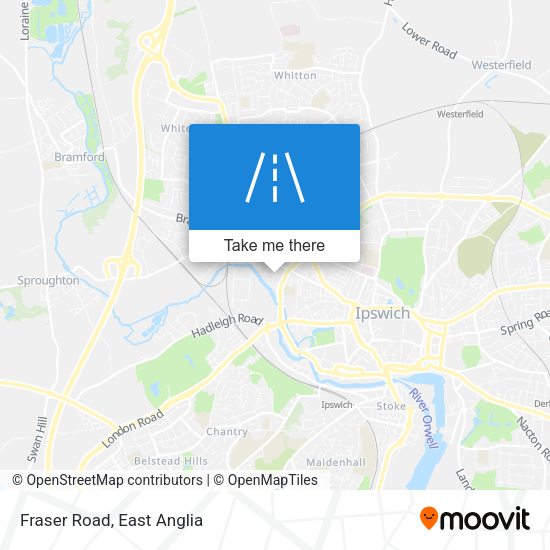 Fraser Road map