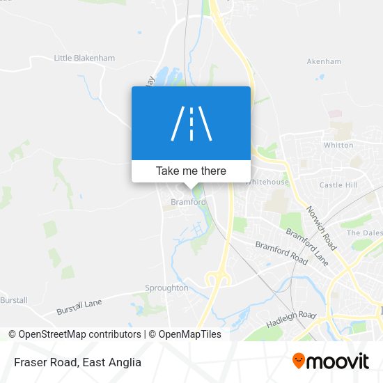 Fraser Road map