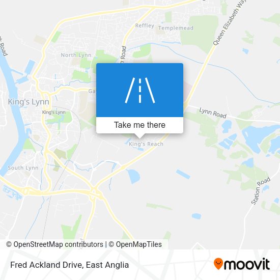 Fred Ackland Drive map