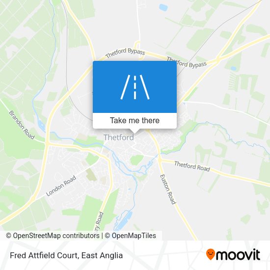 Fred Attfield Court map