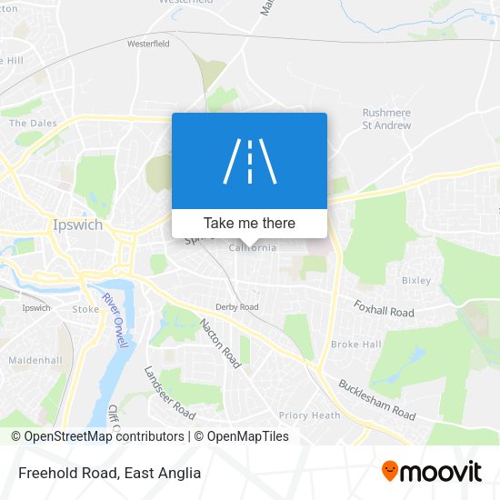 Freehold Road map