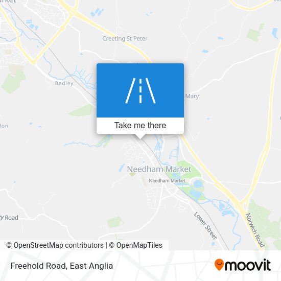 Freehold Road map