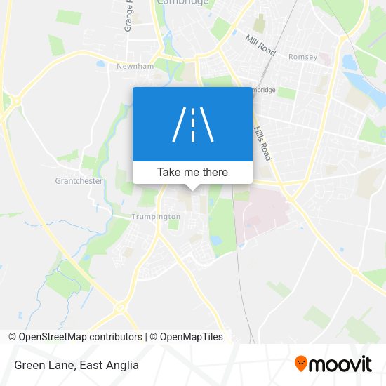 Green Lane map