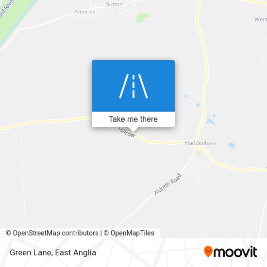 Green Lane map
