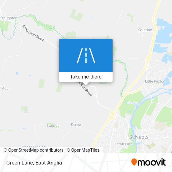 Green Lane map