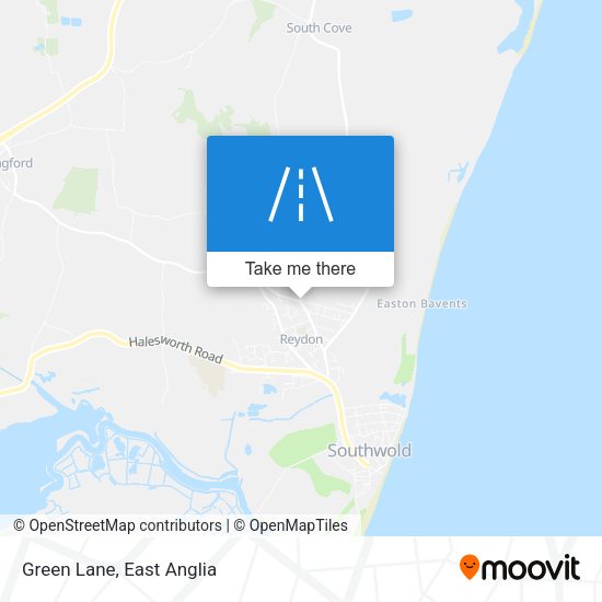 Green Lane map