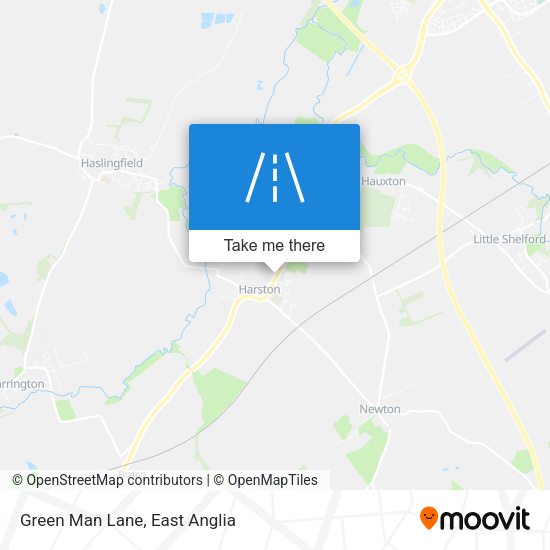 Green Man Lane map
