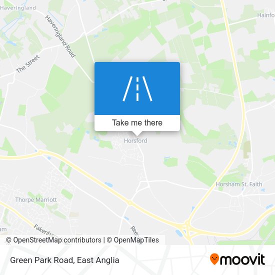 Green Park Road map