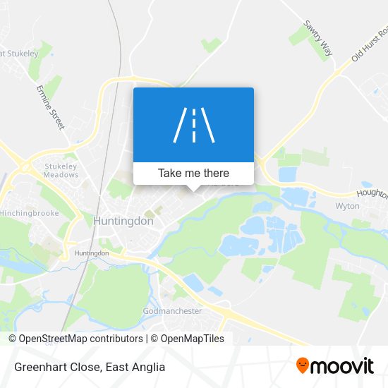 Greenhart Close map