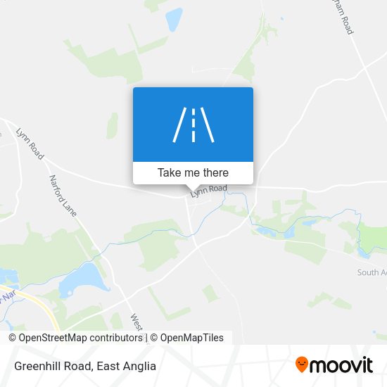 Greenhill Road map