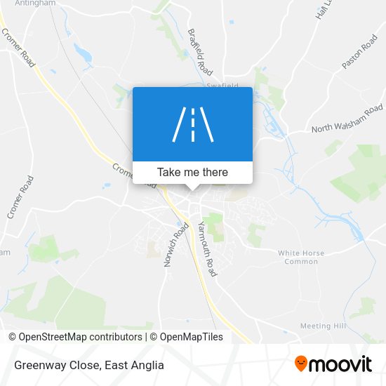 Greenway Close map