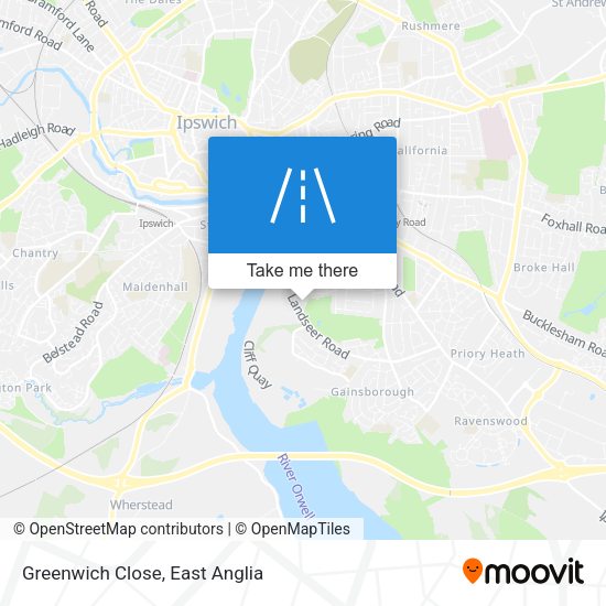Greenwich Close map