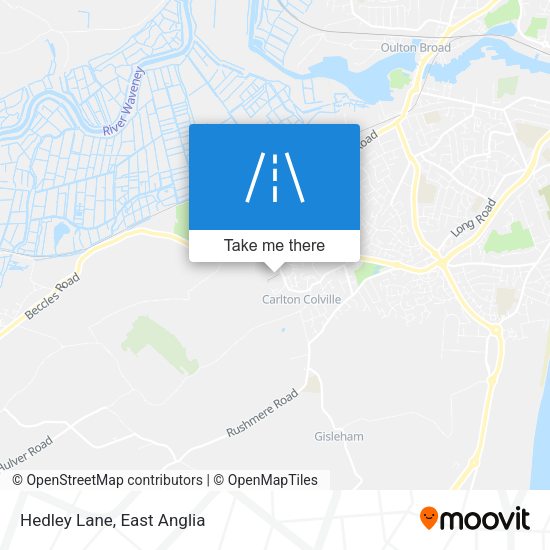 Hedley Lane map