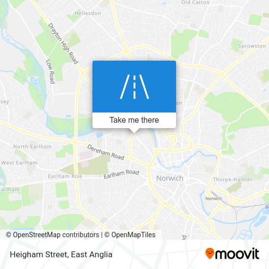 Heigham Street map