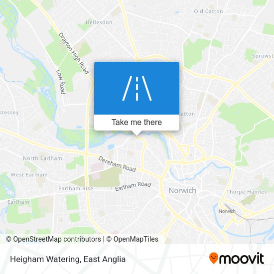 Heigham Watering map
