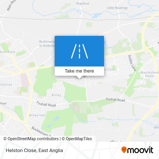 Helston Close map