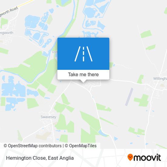 Hemington Close map