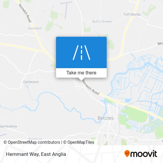 Hemmant Way map