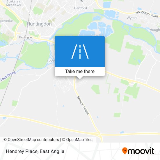 Hendrey Place map