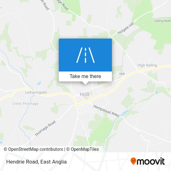 Hendrie Road map