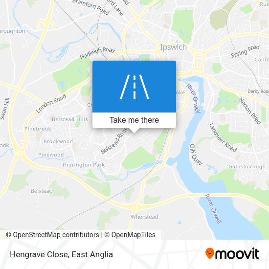 Hengrave Close map