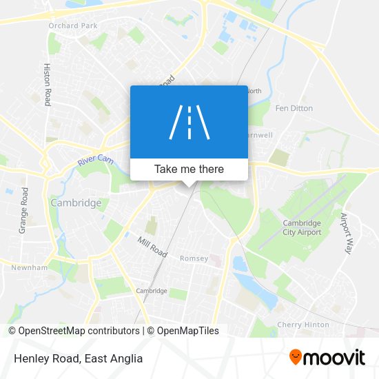 Henley Road map