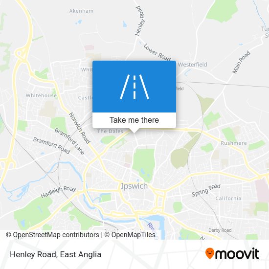 Henley Road map
