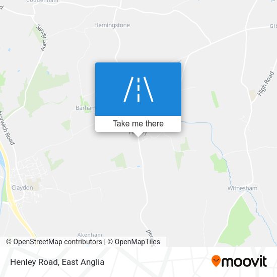 Henley Road map