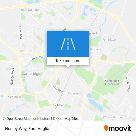Henley Way map