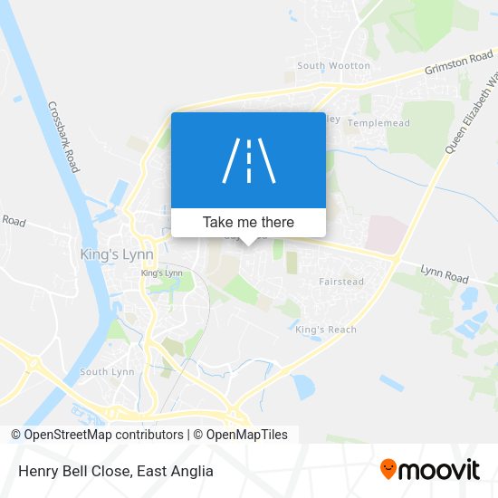 Henry Bell Close map