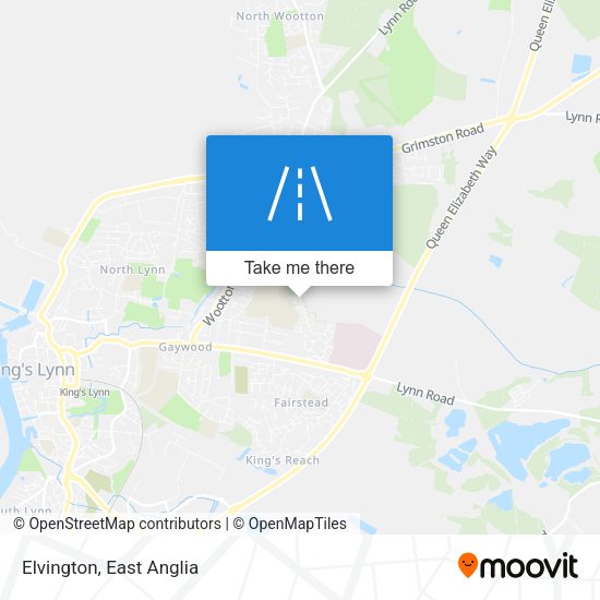 Elvington map