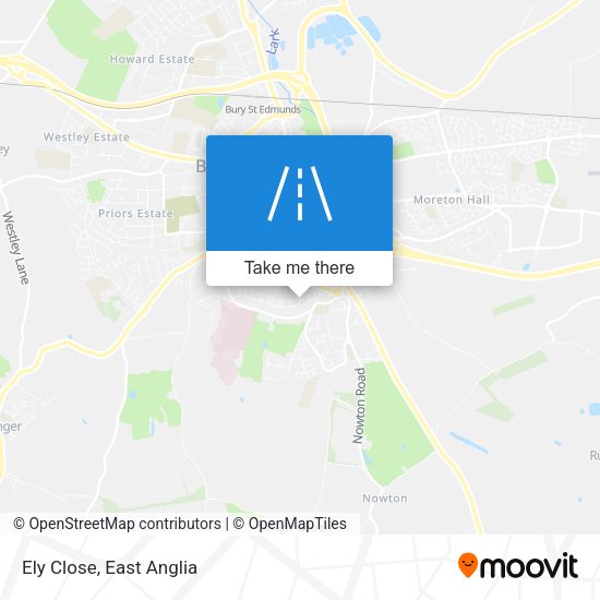Ely Close map