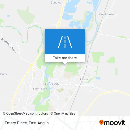 Emery Place map