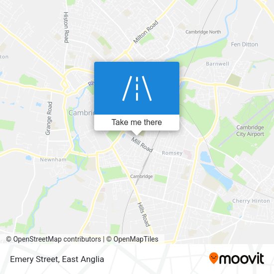 Emery Street map