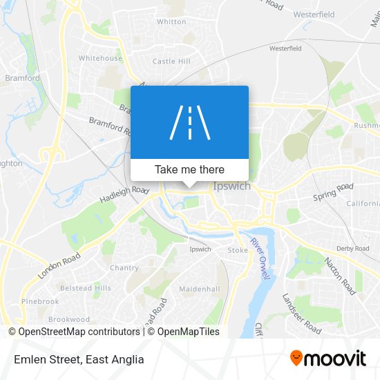 Emlen Street map