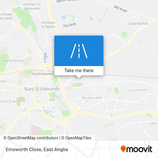 Emsworth Close map