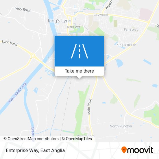 Enterprise Way map