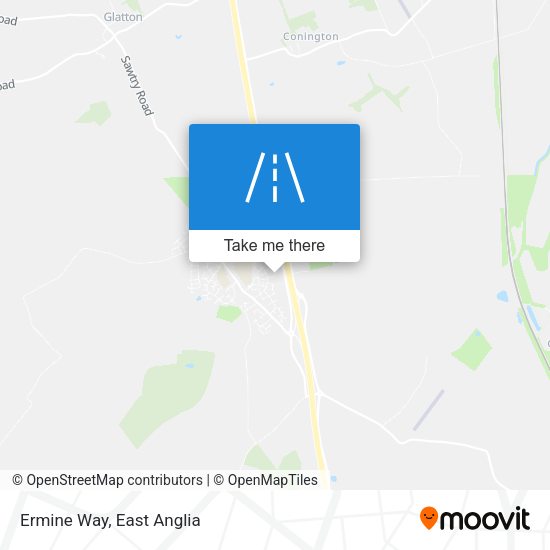 Ermine Way map