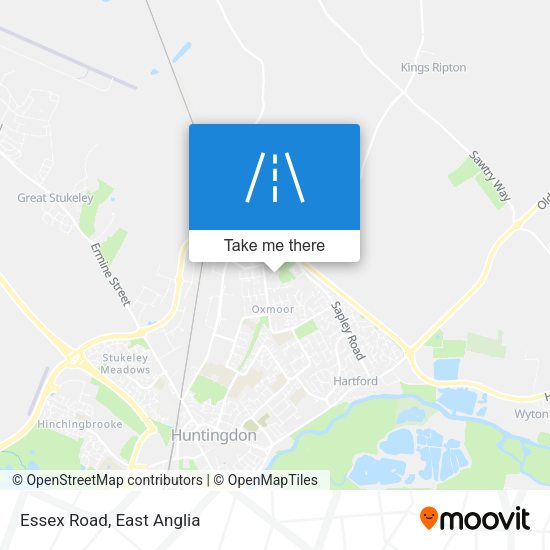 Essex Road map