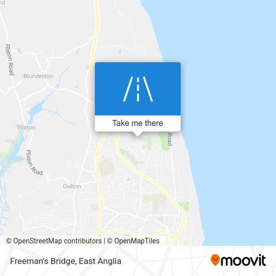 Freeman's Bridge map