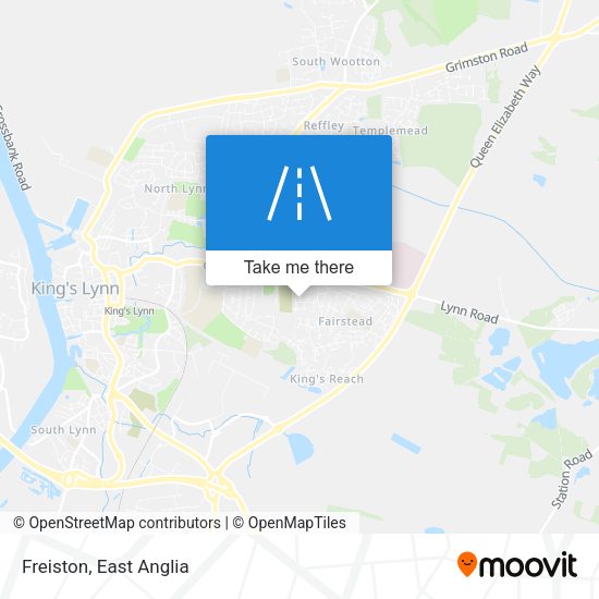Freiston map