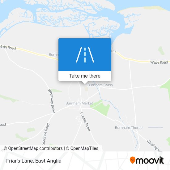 Friar's Lane map
