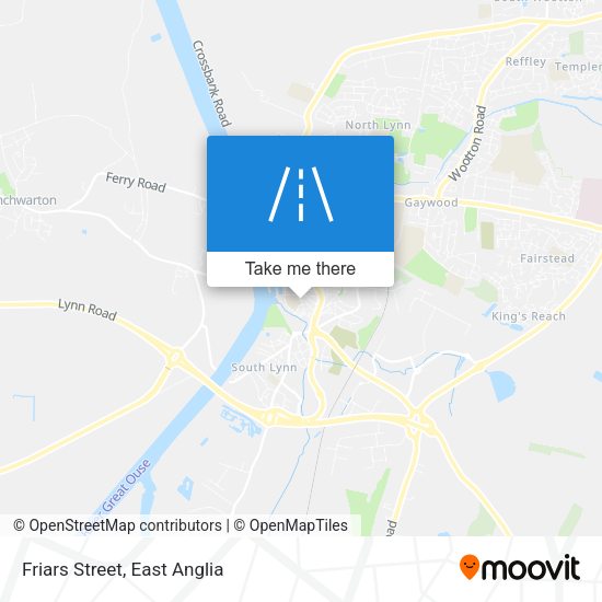 Friars Street map