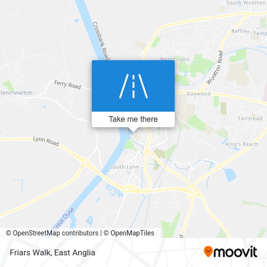 Friars Walk map