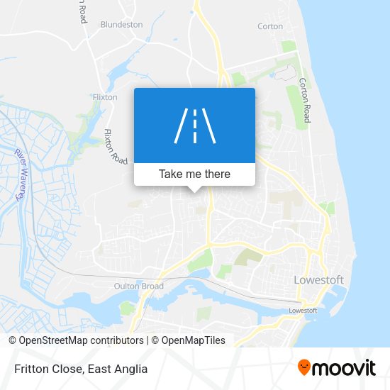 Fritton Close map
