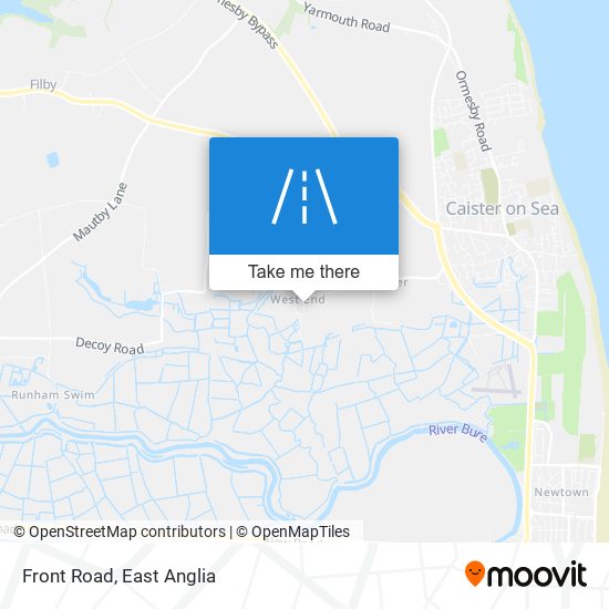 Front Road map