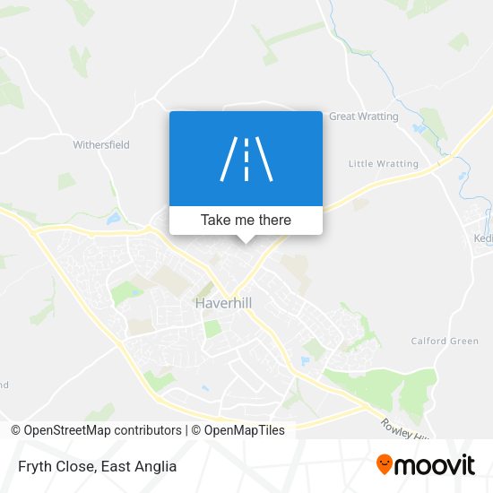Fryth Close map