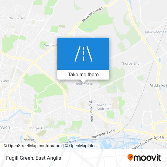 Fugill Green map