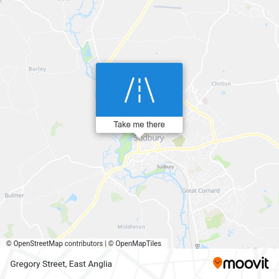 Gregory Street map