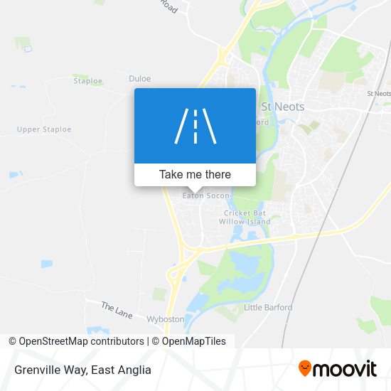 Grenville Way map